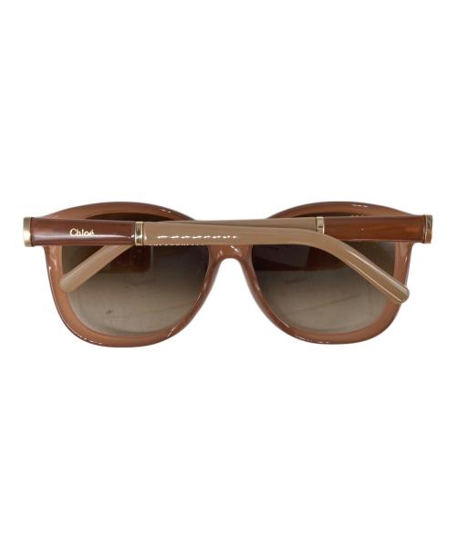 Chloe（クロエ）Chloe (クロエ) サングラス ベージュ サイズ:59□15 135の古着・服飾アイテム
