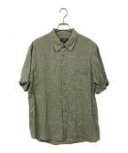 A.P.C.アーペーセー）の古着「半袖リネンシャツ」｜カーキ