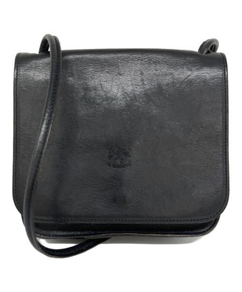 IL BISONTE（イル ビゾンテ）IL BISONTE (イル ビゾンテ) クロスボディバッグ ブラックの古着・服飾アイテム