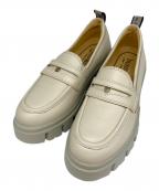 bussolaブソラ）の古着「厚底コインローファー」｜アイボリー