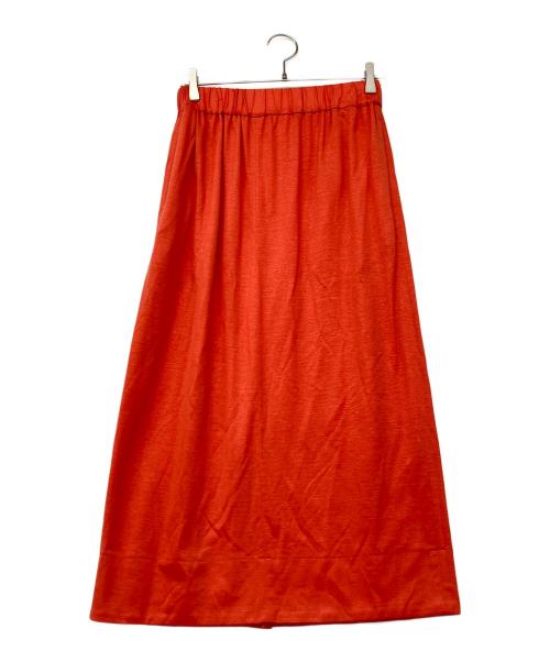 ebure（エブール）ebure (エブール) ノースリーブカットソースカートセットアップ オレンジ サイズ:38の古着・服飾アイテム