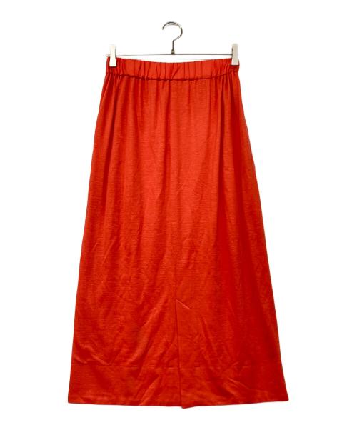 ebure（エブール）ebure (エブール) ノースリーブカットソースカートセットアップ オレンジ サイズ:38の古着・服飾アイテム