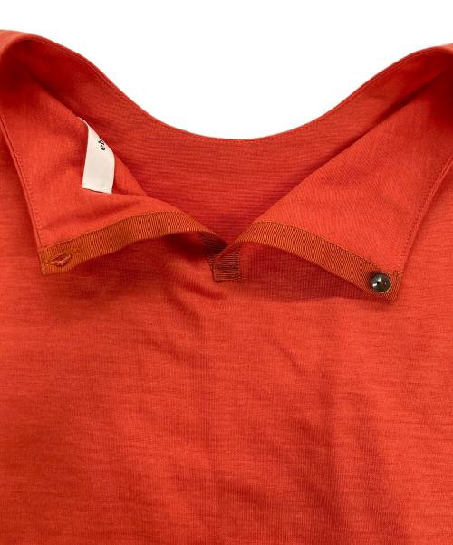 ebure（エブール）ebure (エブール) ノースリーブカットソースカートセットアップ オレンジ サイズ:38の古着・服飾アイテム