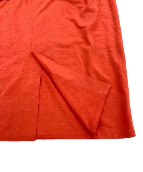 ebure（エブール）ebure (エブール) ノースリーブカットソースカートセットアップ オレンジ サイズ:38の古着・服飾アイテム