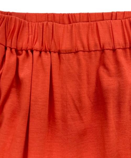 ebure（エブール）ebure (エブール) ノースリーブカットソースカートセットアップ オレンジ サイズ:38の古着・服飾アイテム