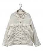 YANUKヤヌーク）の古着「Really Light ビッグジーンジャケット」｜ホワイト