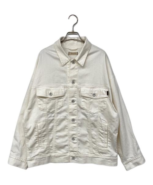 YANUK（ヤヌーク）YANUK (ヤヌーク) Really Light ビッグジーンジャケット ホワイト サイズ:Ｆの古着・服飾アイテム