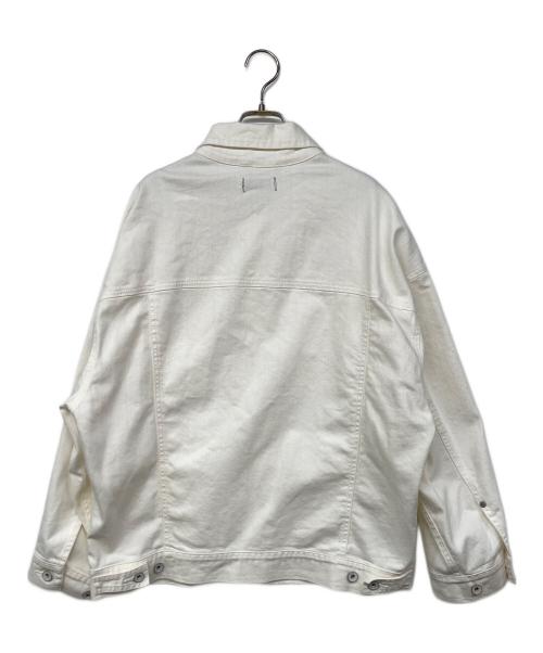 YANUK（ヤヌーク）YANUK (ヤヌーク) Really Light ビッグジーンジャケット ホワイト サイズ:Ｆの古着・服飾アイテム