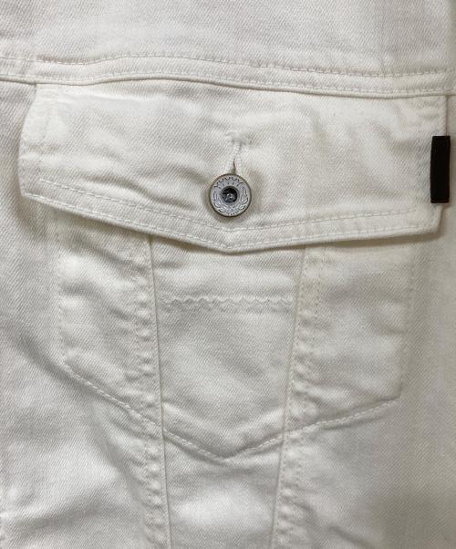 YANUK（ヤヌーク）YANUK (ヤヌーク) Really Light ビッグジーンジャケット ホワイト サイズ:Ｆの古着・服飾アイテム