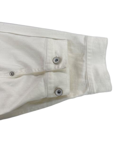 YANUK（ヤヌーク）YANUK (ヤヌーク) Really Light ビッグジーンジャケット ホワイト サイズ:Ｆの古着・服飾アイテム