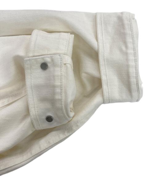 YANUK（ヤヌーク）YANUK (ヤヌーク) Really Light ビッグジーンジャケット ホワイト サイズ:Ｆの古着・服飾アイテム