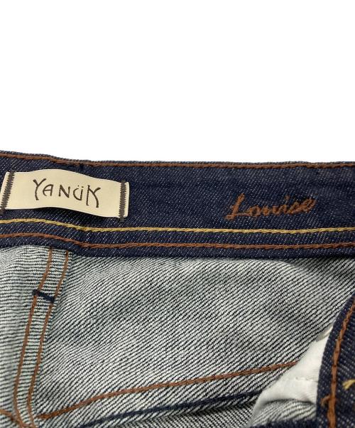 YANUK（ヤヌーク）YANUK (ヤヌーク) ストレート LOUISEデニムパンツ インディゴ サイズ:25の古着・服飾アイテム