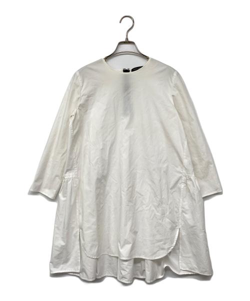 YOKO CHAN（ヨーコチャン）YOKO CHAN (ヨーコチャン) バックティアードブラウス ホワイト サイズ:36の古着・服飾アイテム