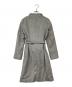 UNTITLED (アンタイトル) 2WAY衿 スタンドカラー ロングコート グレー サイズ:1：7000円