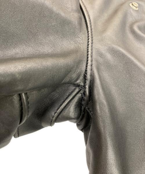 Schott（ショット）Schott (ショット) ダブルレザージャケット ブラック サイズ:38の古着・服飾アイテム