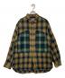 WHITE MOUNTAINEERING（ホワイトマウンテ二アニング）の古着「MID GUSSET SLEEVE CHECK WORK SHIRT」｜グリーン×ブラウン