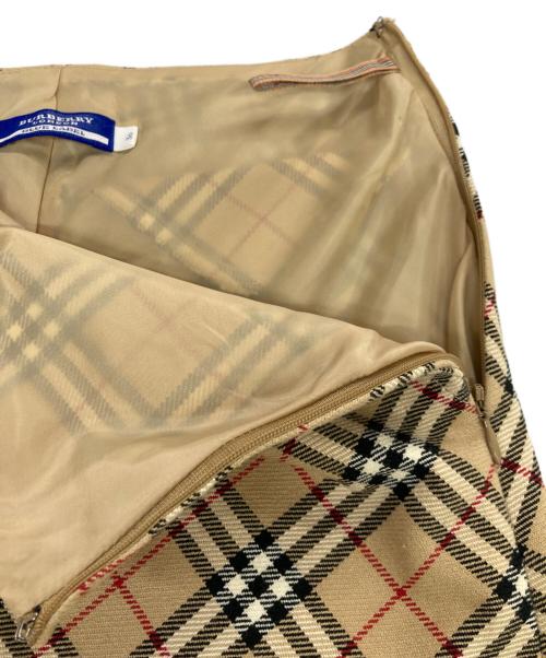 BURBERRY BLUE LABEL（バーバリー ブルー レーベル）BURBERRY BLUE LABEL (バーバリーロンドンブルーレーベル) ノヴァチェックスカート ベージュ サイズ:36の古着・服飾アイテム