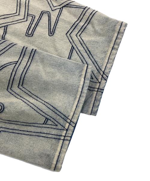 SUPREME（シュプリーム）Supreme (シュプリーム) stars topstitch baggy jean/デニムパンツ スカイブルー サイズ:30の古着・服飾アイテム
