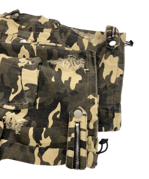 T.C.R BY TOUCHER（ティー.シー.アール バイ トゥシェ）T.C.R BY TOUCHER (ティー.シー.アール バイ トゥシェ) NUOVA VISIONE BAGGY CARGO PANTS/ヌオバ ビジョン バギー カーゴパンツ  グリーン サイズ:1の古着・服飾アイテム