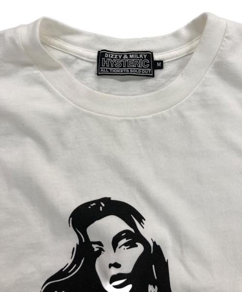 Hysteric Glamour（ヒステリックグラマー）Hysteric Glamour (ヒステリックグラマー) LEATHER WOMAN Tシャツ ホワイト サイズ:Mの古着・服飾アイテム