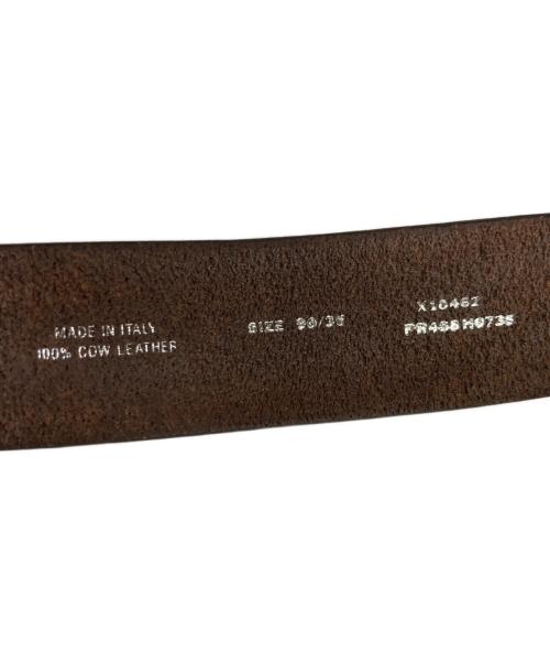 DIESEL（ディーゼル）DIESEL (ディーゼル) ロゴベルト ブラウンの古着・服飾アイテム