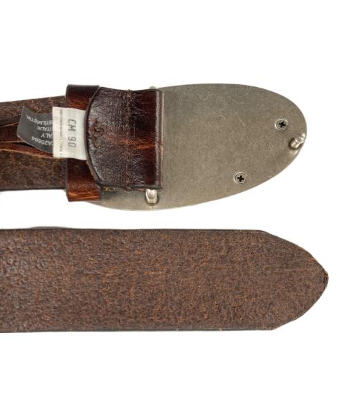 DIESEL（ディーゼル）DIESEL (ディーゼル) ロゴベルト ブラウンの古着・服飾アイテム