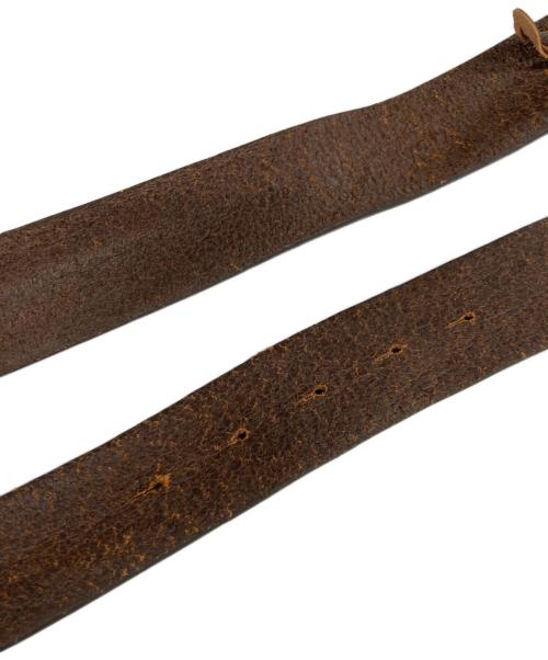 DIESEL（ディーゼル）DIESEL (ディーゼル) ロゴベルト ブラウンの古着・服飾アイテム