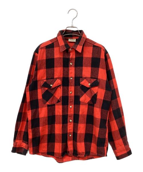 FIVE BROTHER（ファイブブラザー）FIVE BROTHER (ファイブブラザー) ネルシャツ レッド サイズ:Mの古着・服飾アイテム