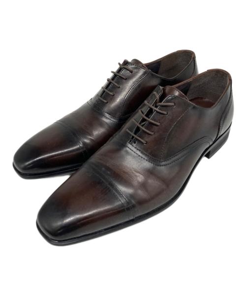 JOHNSTON&MURPHY（ジョンストン＆マーフィー）JOHNSTON&MURPHY (ジョンストン＆マーフィー) ストレートチップシューズ ブラウン サイズ:26の古着・服飾アイテム