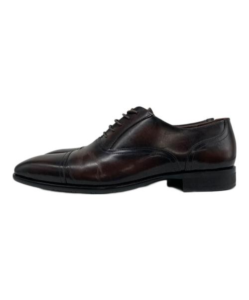JOHNSTON&MURPHY（ジョンストン＆マーフィー）JOHNSTON&MURPHY (ジョンストン＆マーフィー) ストレートチップシューズ ブラウン サイズ:26の古着・服飾アイテム