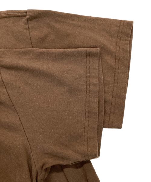 FRAMeWORK（フレームワーク）FRAMeWORK (フレームワーク) プリントカットソー ブラウン サイズ:Lの古着・服飾アイテム