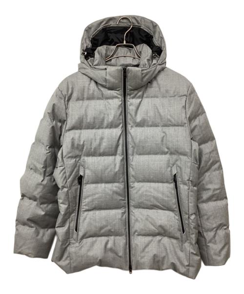 MONSIEUR NICOLE（ムッシュニコル）MONSIEUR NICOLE (ムッシュニコル) CANONICO ウールダウンブルゾン グレー サイズ:50の古着・服飾アイテム