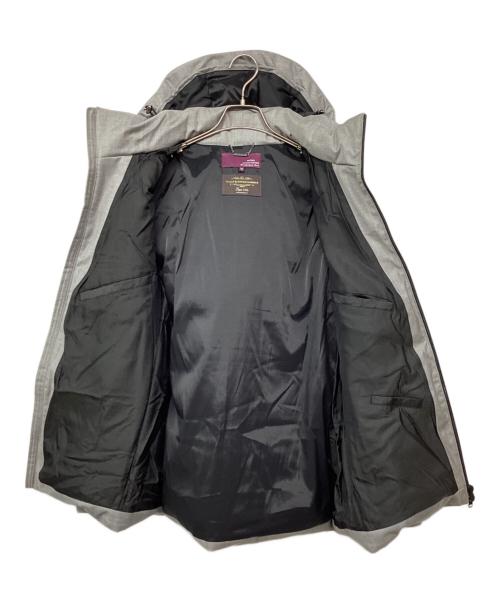 MONSIEUR NICOLE（ムッシュニコル）MONSIEUR NICOLE (ムッシュニコル) CANONICO ウールダウンブルゾン グレー サイズ:50の古着・服飾アイテム