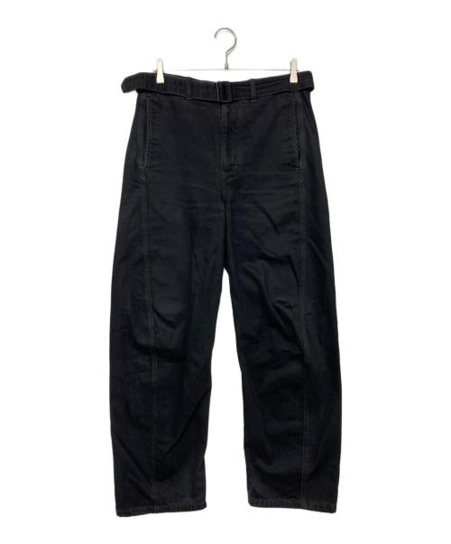 LEMAIRE（ルメール）LEMAIRE (ルメール) twisted belted pants ブラック サイズ:Mの古着・服飾アイテム