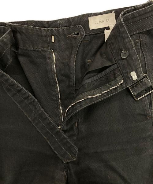 LEMAIRE（ルメール）LEMAIRE (ルメール) twisted belted pants ブラック サイズ:Mの古着・服飾アイテム
