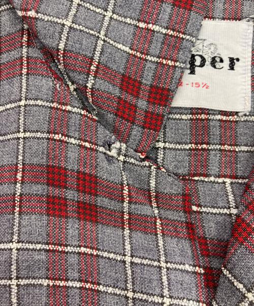 Harper（ハーパー）Harper (ハーパー) ヴィンテージチェックシャツ レッド サイズ:記載なしの古着・服飾アイテム