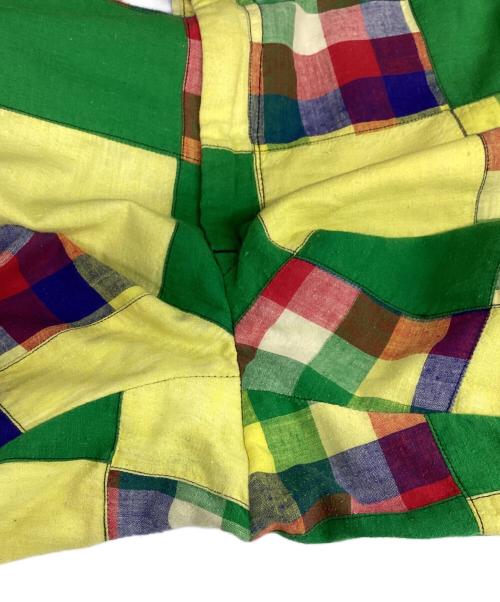 USED（ユーズド）USED (ユーズド) パッチワークパンツ グリーン サイズ:記載なしの古着・服飾アイテム