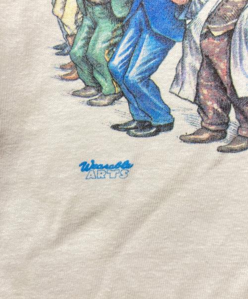 Hanes（ヘインズ）Hanes (ヘインズ) 90’sプリントTシャツ ホワイト サイズ:Mの古着・服飾アイテム