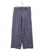 USEDユーズド）の古着「FMNリネンセーラーパンツ」｜ブルー