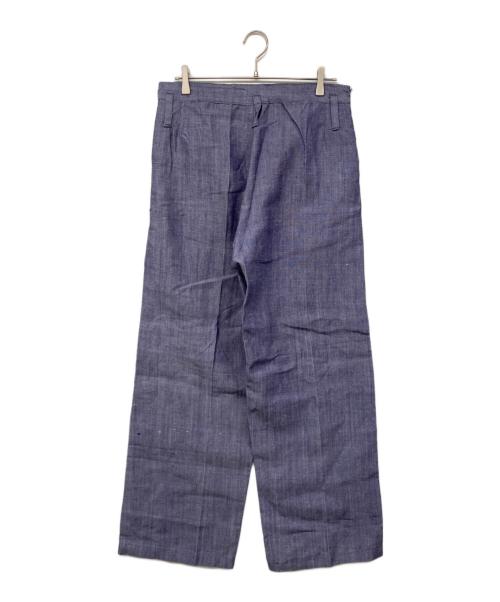 USED（ユーズド）USED (ユーズド) FMNリネンセーラーパンツ ブルー サイズ:不明の古着・服飾アイテム