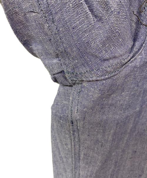 USED（ユーズド）USED (ユーズド) FMNリネンセーラーパンツ ブルー サイズ:不明の古着・服飾アイテム