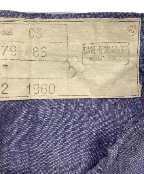 USED（ユーズド）USED (ユーズド) FMNリネンセーラーパンツ ブルー サイズ:不明の古着・服飾アイテム