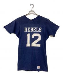 Champion（チャンピオン）の古着「70’ＳフットボールTシャツ」｜ネイビー