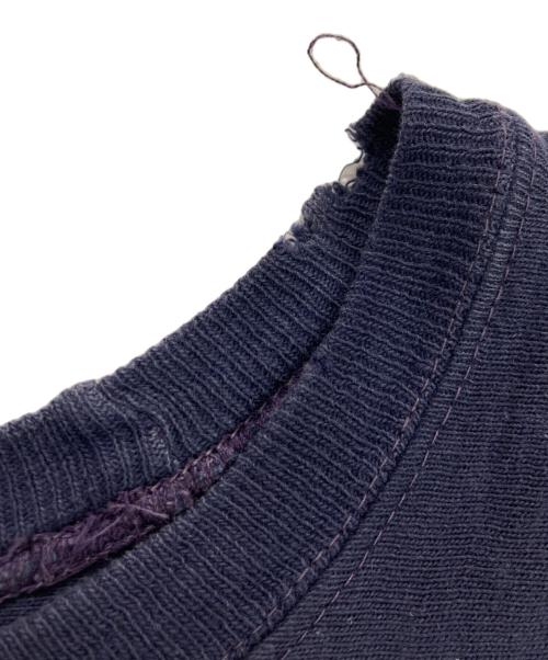 Champion（チャンピオン）Champion (チャンピオン) 70’ＳフットボールTシャツ ネイビー サイズ:Ｍの古着・服飾アイテム