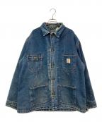 CarHarttカーハート）の古着「デニムチョアコート」｜ブルー