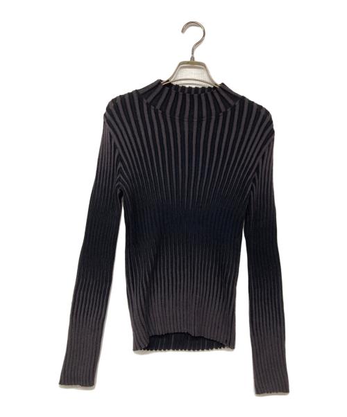 ISSEY MIYAKE（イッセイミヤケ）ISSEY MIYAKE (イッセイミヤケ) プリーツニット ブラック サイズ:2の古着・服飾アイテム