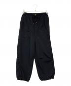 MICA&DEALマイカアンドディール）の古着「パラシュートパンツ」｜ブラック