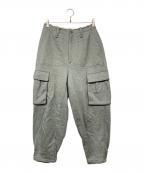 ETRE TOKYOエトレトウキョウ）の古着「ベルテッドヘムカーゴパンツ」｜グレー