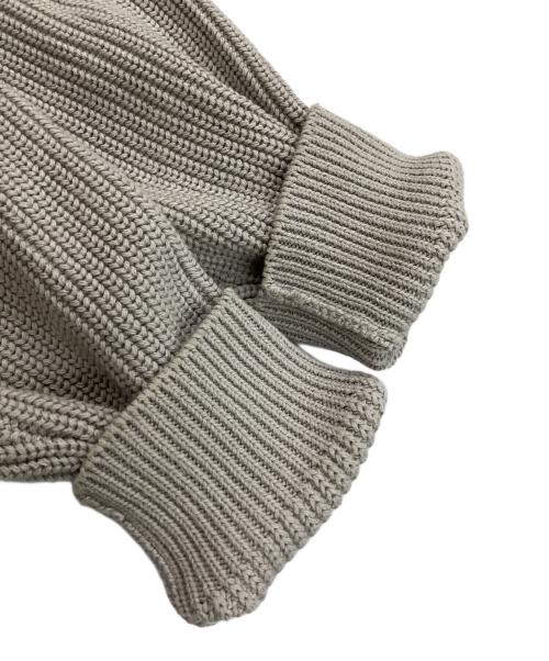 BATONER（バトナ―）BATONER (バトナ―) コットンラグランニット グレー サイズ:Ｆの古着・服飾アイテム