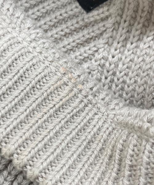 BATONER（バトナ―）BATONER (バトナ―) コットンラグランニット グレー サイズ:Ｆの古着・服飾アイテム